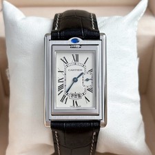 Cartier Tank Basculante XL 26mm Quarz 2522 Date Reverso Stahl Herrenuhr comprar usado Cartier Tank Basculante XL 26mm Quarz 2522 Date Reverso Stahl Herrenuhr comprar usado  Enviando para Brazil