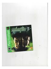 Syphon Filter 3 Greatest Hits PS1 MANUAL SOMENTE SEM RASTREAMENTO Autêntico comprar usado  Enviando para Brazil