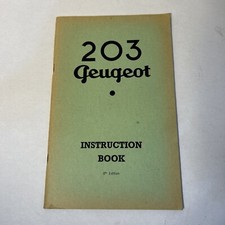 Peugeot 203 instruction d'occasion  Expédié en Belgium