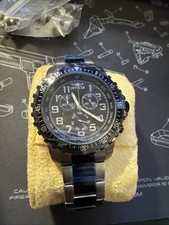 Usado, Invicta relógio masculino cronógrafo mostrador preto pulseira de aço de dois tons 1326 precisa de bateria comprar usado  Enviando para Brazil