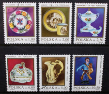 Usado, Porcelana cerâmica polonesa POLÔNIA 1982. Conjunto de 6. CTO USADO fino. SG2795/2800. comprar usado  Enviando para Brazil