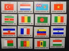 UNO NY New York 1980: "Flaggen UNO Mitgliedsstaaten", 16 Werte, MN  348-363, pfr comprar usado  Enviando para Brazil