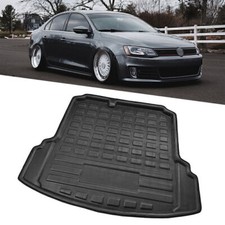 Tapete de carga tronco traseiro forro de bota bandeja carpete piso para VW Jetta Mk6 11-18 Sedan comprar usado  Enviando para Brazil