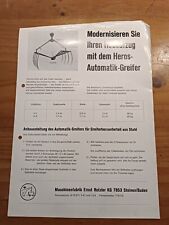 Prospekt heros automatik gebraucht kaufen  Spraitbach