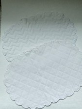 Einfarbig weiße tischsets gebraucht kaufen  Hamburg