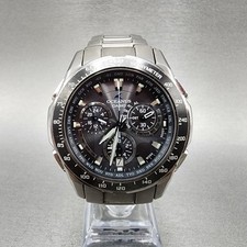 Relógio Casio Oceanus OCW-M800 masculino 43mm mostrador preto titânio data cronógrafo funciona comprar usado  Enviando para Brazil