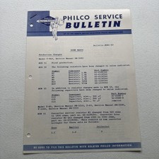 Usado, Boletim de serviço vintage 1960 Philco Home Radio modelo T-802 comprar usado  Enviando para Brazil