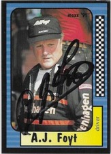 Autographed foyt nascar for sale  Eden