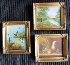 Oil acrylic miniature for sale  GREAT YARMOUTH