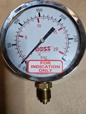 Boss pressure gauge for sale  COWBRIDGE