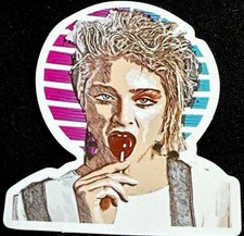 Usado, ADESIVO MADONNA✨🎤🎵🩷✨🩵🎶🎤✨2 1/4” X 2”✨BRILHANTE✨ENJOYING MY Lollipop✨🍭✨ comprar usado  Enviando para Brazil