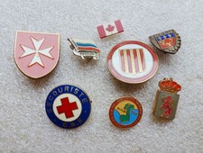Lot insignes boutonnière d'occasion  Perpignan-
