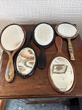 Coleção de 5 espelhos de mão antigos chiques e chiques, usado comprar usado  Enviando para Brazil