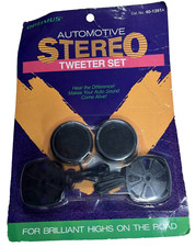 Mini conjunto de tweeter Optimus Car Dome preto 1,75" par, usado comprar usado  Enviando para Brazil