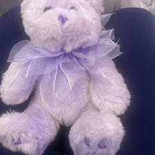 Debenhams lilac bear for sale  HARLOW