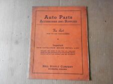 Catálogo de accesorios y suministros de autopartes vintage Bell Supply Co. VA original segunda mano  Embacar hacia Mexico
