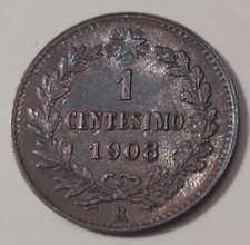 Centesimo 1908 variante usato  Assemini