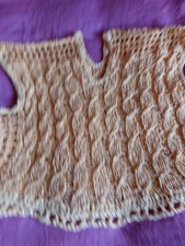 Berteil gestrickt gelb gebraucht kaufen  Wurster Nordseeküste