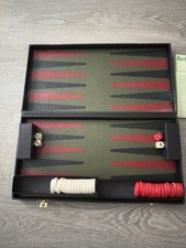 Backgammon set black for sale  BEDFORD