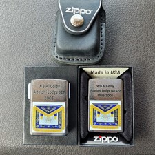 Two masonic zippo for sale  Baltimore