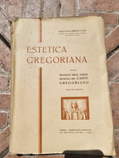 Estetica gregoriana vol.1 usato  Toscolano Maderno