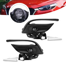 Para 2017-2018 Mazda 3 luzes de neblina lâmpadas de direção LED fiação + moldura de acabamento + kit de interruptor comprar usado  Enviando para Brazil