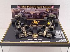 Usado, Conjunto de 2 carros 1:43 LOTUS 98T 1986 SENNA DUMFRIES VENCEDOR ESPANHOL GP DETROIT GP JPS comprar usado  Enviando para Brazil