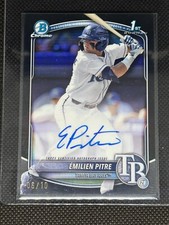 Usado, Emilien Pitre 2025 Bowman Baseball #CPA-EP 1º Bowman True Black Auto SP /10 comprar usado  Enviando para Brazil