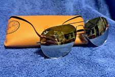 Óculos de sol Ray Ban aviador RB3025 58MM armação prata lente espelhada prata comprar usado  Enviando para Brazil