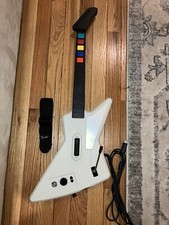Guitar Hero Xplorer Xbox 360 guitarra octano vermelho com alça TOTALMENTE TESTADO excelente comprar usado  Enviando para Brazil