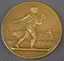 Medaille ancienne agriculture d'occasion  Beauvois-en-Cambrésis