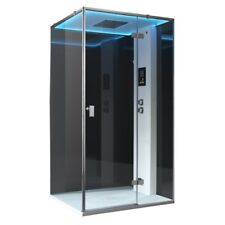Dampfdusche 120x90 schwarz gebraucht kaufen  Leopoldshöhe