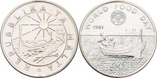 Malta lira 1981 gebraucht kaufen  München