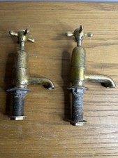 Antique pair brass for sale  SOUTHAMPTON