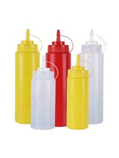 Usado, 8 / 12 /16 /24 OZ Condiment Plastic Squeeze Bottles Foodservice  Wide Mouth comprar usado  Enviando para Brazil