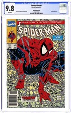 Banca Spider-Man 1BU McFarlane variante sem ensacamento CGC 9.8 1990 4556217023 comprar usado  Enviando para Brazil
