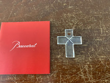 Collier croix cristal d'occasion  Baccarat