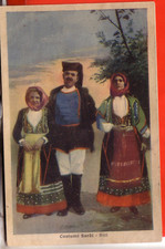 Cartolina costumi sardi usato  Montegranaro
