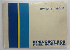 Peugeot 505 instruction d'occasion  Expédié en Belgium