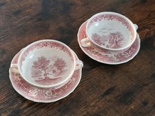 Villeroy & Boch, Burgenland, 2 bulionówki / miski na zupę z talerzami na sprzedaż  PL