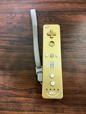 Legend of Zelda Skyward Sword Wii controle remoto dourado Nintendo Motion Plus, usado comprar usado  Enviando para Brazil