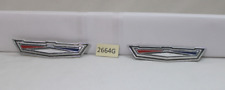 1964 FORD GALAXIE 500 PAINEL DE VELA TETO TRASEIRO EXTERNO EMBLEMAS ESQUERDA E DIREITA comprar usado  Enviando para Brazil