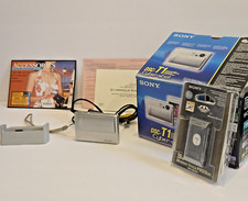 Sony Cyber-shot DSC-T1 Digital, Cabos, Dock, Baterias, Caixa PROBLEMA DE TELA PRETA comprar usado  Enviando para Brazil