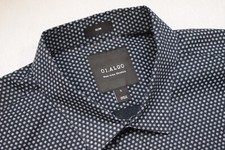 01.Algo Camisa Masculina Floral Botão Para Cima Sem Ferro Elástico Slim Fit Manga Longa Grande comprar usado  Enviando para Brazil