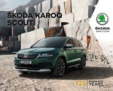 2020 MY Skoda Karoq Scout 12 / 2019 catalogue brochure Austria German 125 years na sprzedaż  PL