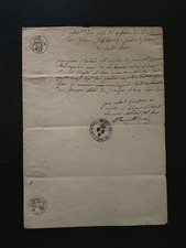 1816 extrait civil d'occasion  Le Thor