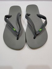 Usado, Sandálias chinelos Havaianas femininas usadas cor aço cinza tamanho 7/8 comprar usado  Enviando para Brazil