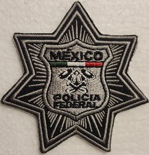México Policia Federal Iron on patch 3 ct. comprar usado  Enviando para Brazil