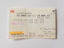 Monatskarte 2013 gebraucht kaufen  Torgau