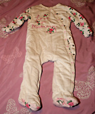 Mothercare padded sleepsuit for sale  HOCKLEY